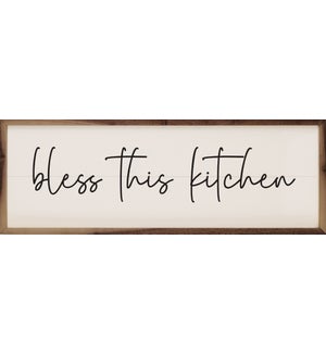 Bless This Kitchen Script White